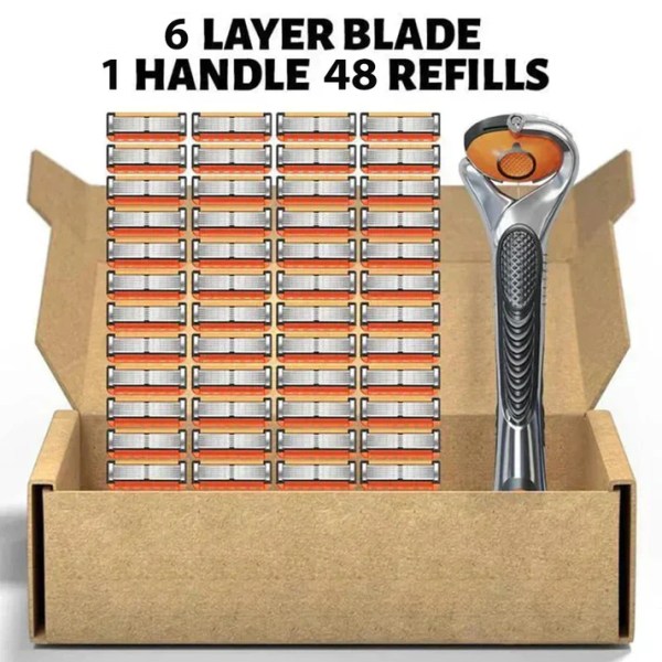 FREE Handle + 48 Premium Shaver Refills