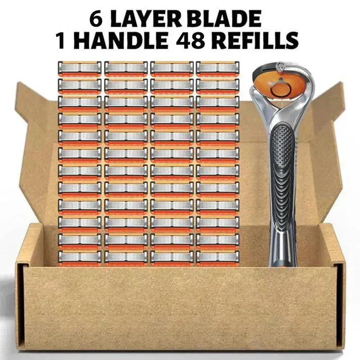 FREE Handle + 48 Premium Shaver Refills